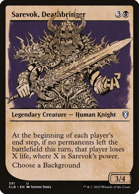 Sarevok, Deathbringer · Commander Legends: Battle for Baldur's Gate 391/936