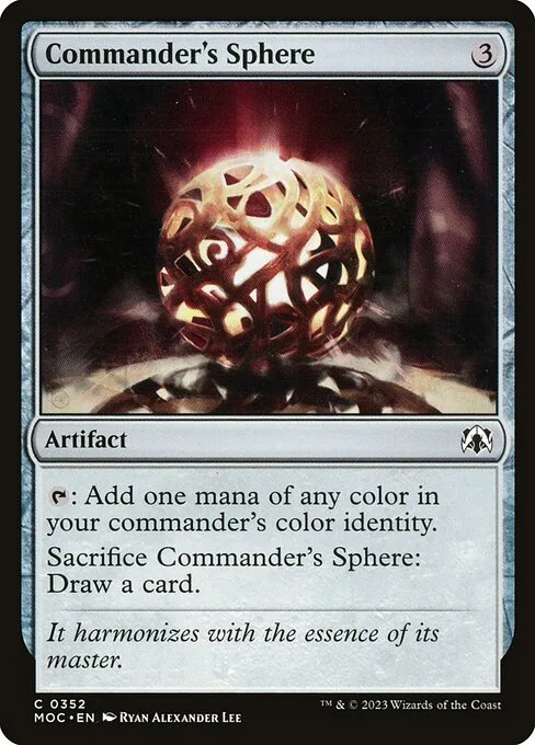 Commander's Sphere · March of the Machine Commander 352/450