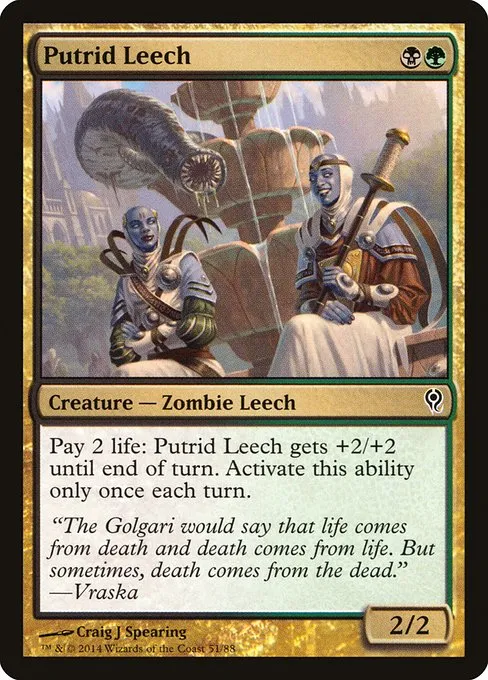 Putrid Leech · Duel Decks: Jace vs. Vraska 51/88
