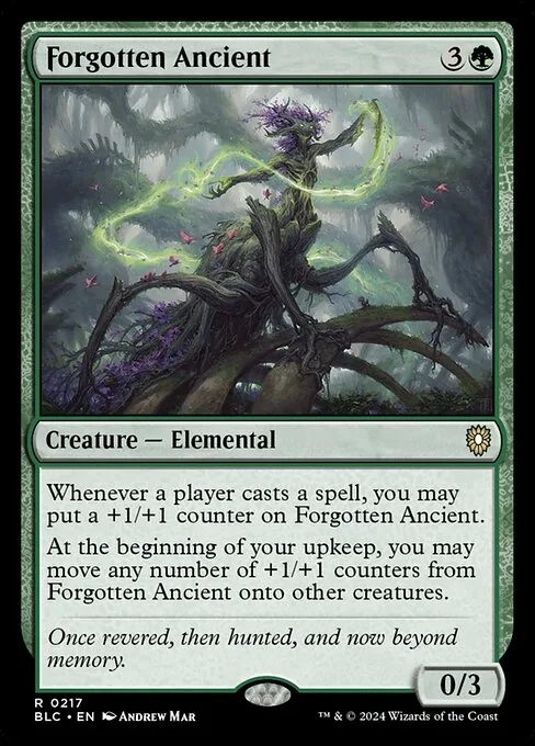 Forgotten Ancient · Bloomburrow Commander 217/356