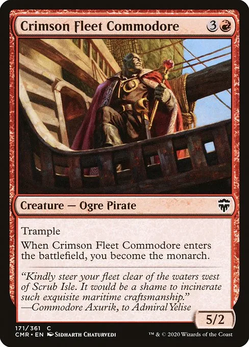 Crimson Fleet Commodore · Commander Legends 171/718