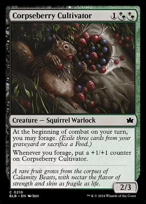 Corpseberry Cultivator · Bloomburrow 210/398