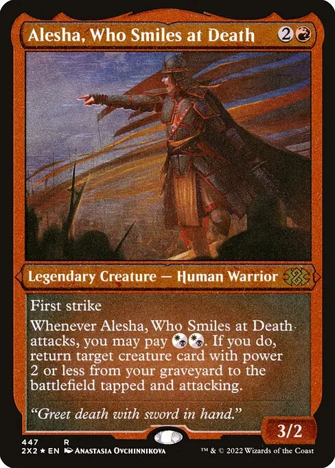 Alesha, Who Smiles at Death · Double Masters 2022 447/579