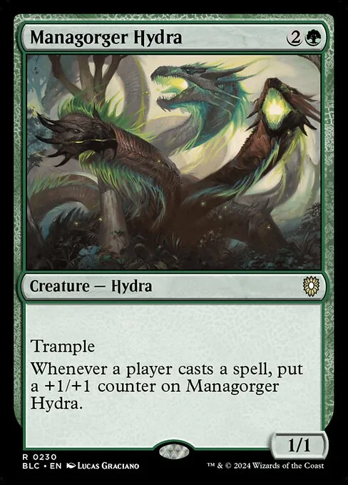 Managorger Hydra · Bloomburrow Commander 230/356