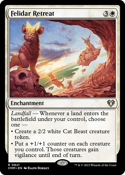 Felidar Retreat · Commander Masters 821/1067