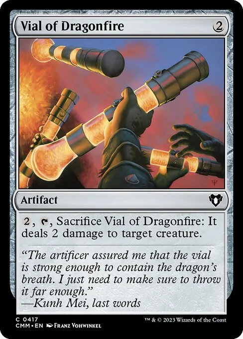 Vial of Dragonfire · Commander Masters 417/1067