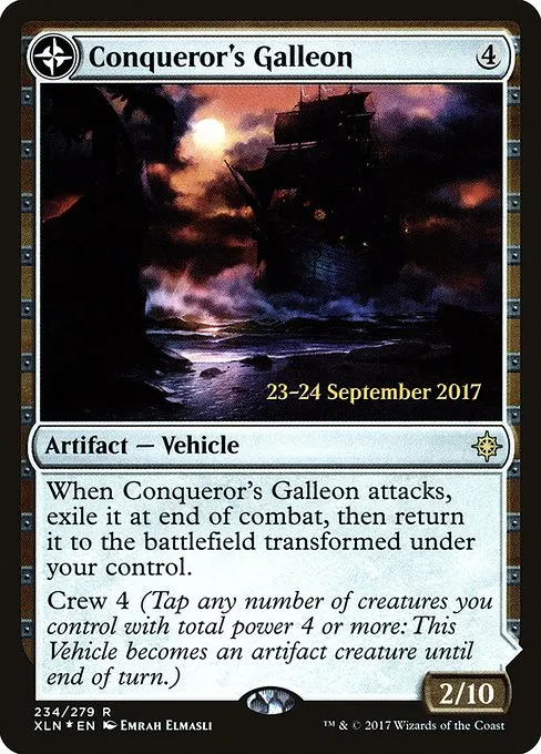 Conqueror's Galleon // Conqueror's Foothold · Ixalan Promos 234s/120