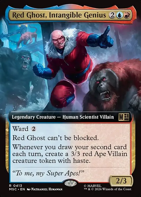 Red Ghost, Intangible Genius · Marvel Super Heroes Commander 413/9