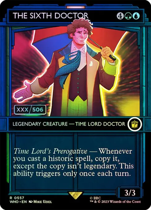 The Sixth Doctor · Doctor Who 557z/1178