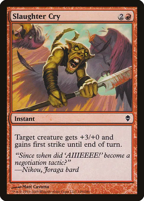 Slaughter Cry · Zendikar 149/269