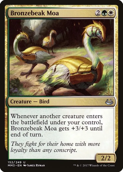Bronzebeak Moa · Modern Masters 2017 152/249