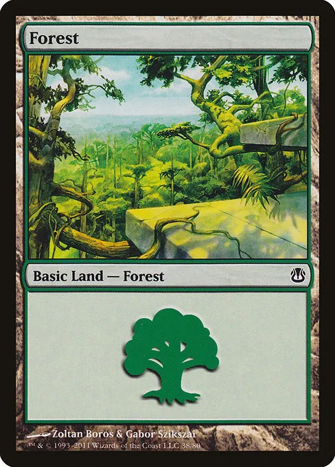 Forest · Duel Decks: Ajani vs. Nicol Bolas 38/80