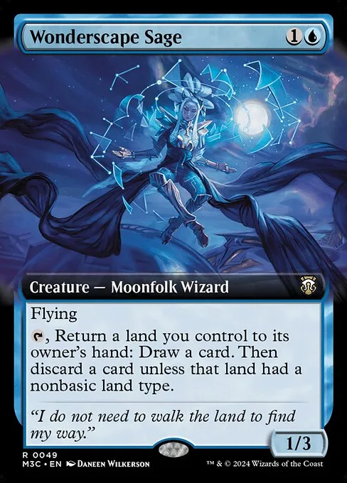 Wonderscape Sage · Modern Horizons 3 Commander 49/398