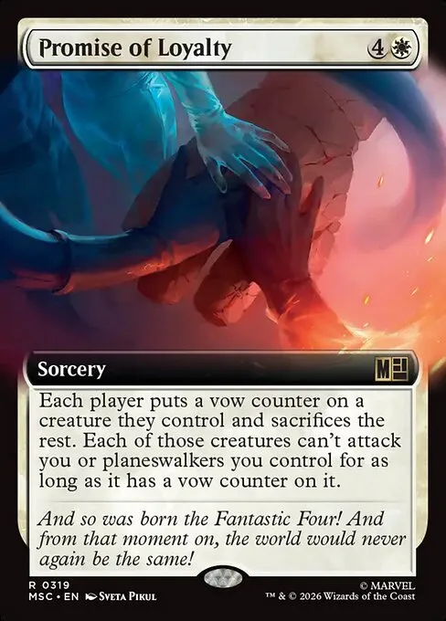 Promise of Loyalty · Marvel Super Heroes Commander 319/9