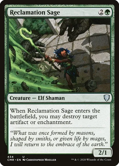 Reclamation Sage · Commander Legends 434/718