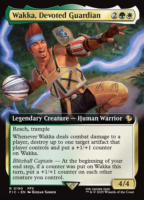 Wakka, Devoted Guardian · Final Fantasy Commander 190/486