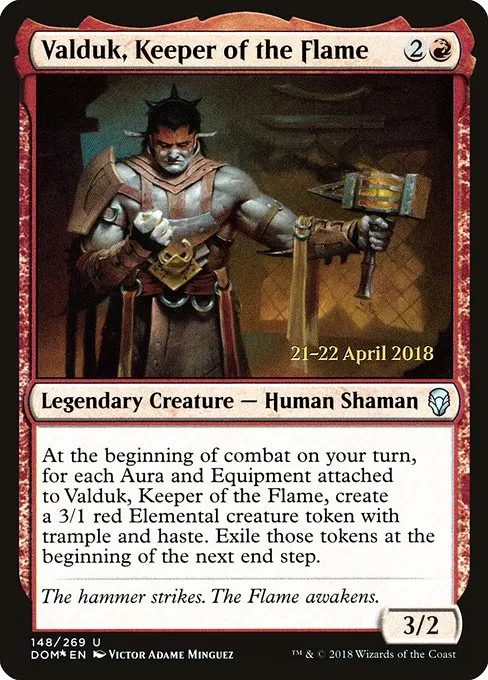 Valduk, Keeper of the Flame · Dominaria Promos 148s/118
