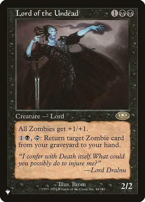 Lord of the Undead · The List PLS-44/5050