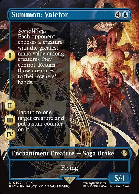 Summon: Valefor · Final Fantasy Commander 197/486