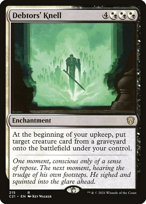 Debtors' Knell · Commander 2021 215/409