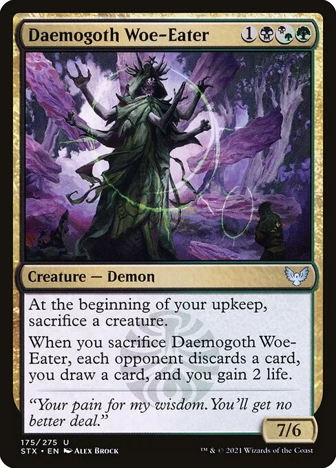 Daemogoth Woe-Eater · Strixhaven: School of Mages 175/393