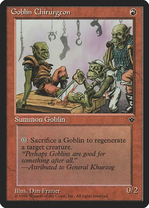 Goblin Chirurgeon · Fallen Empires 54c/187