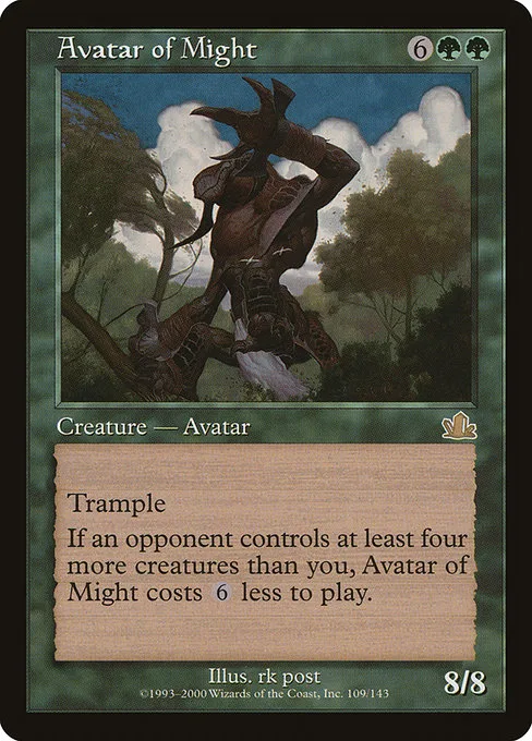 Avatar of Might · Prophecy 109/144