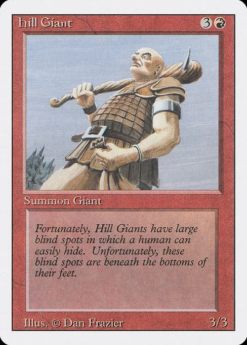 Hill Giant · Revised Edition 158/306