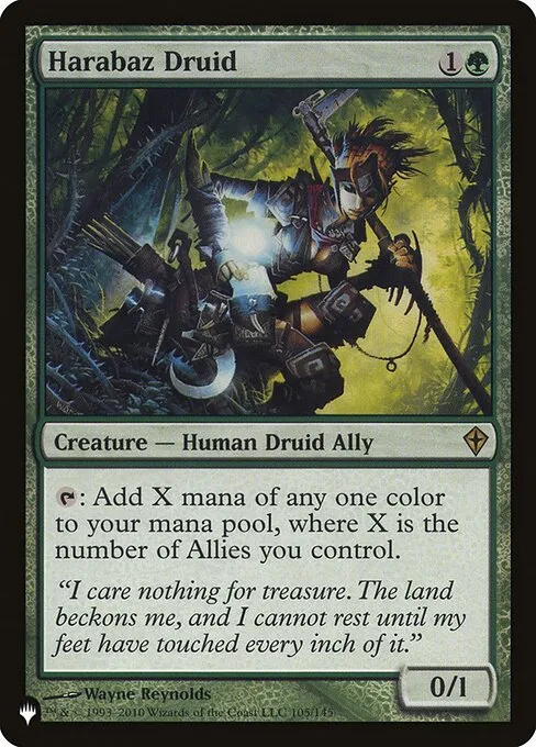 Harabaz Druid · The List WWK-105/5050