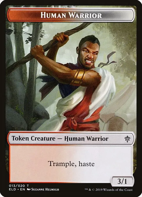 Human Warrior · Throne of Eldraine Tokens 13/20