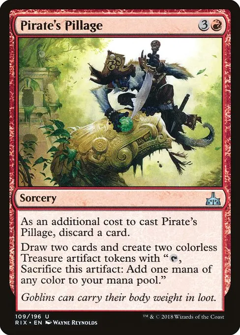 Pirate's Pillage · Rivals of Ixalan 109/205