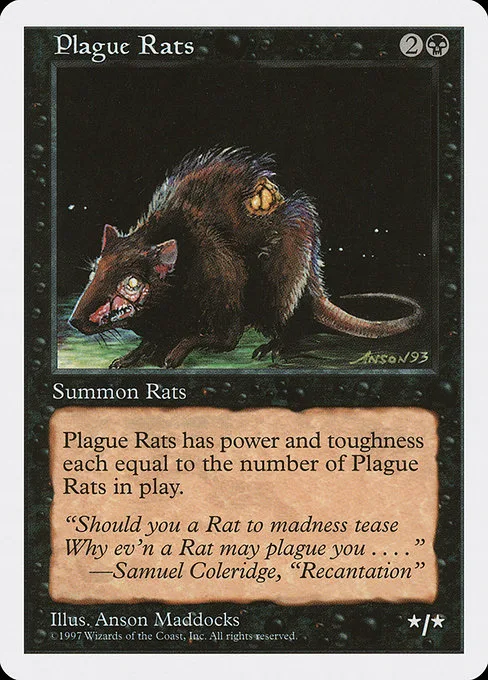 Plague Rats · Fifth Edition 188/460