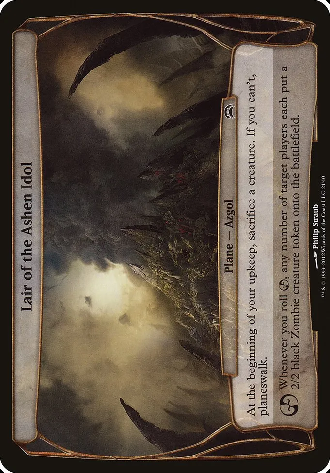 Lair of the Ashen Idol · Planechase 2012 Planes 24/40