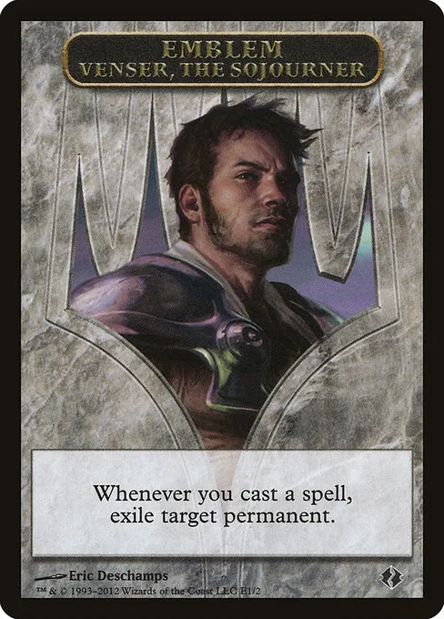 Venser, the Sojourner Emblem · Duel Decks: Venser vs. Koth Tokens 1/2