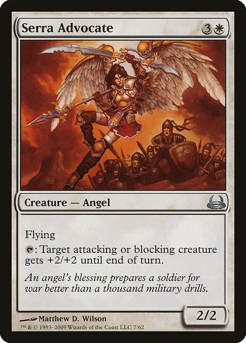 Serra Advocate · Duel Decks: Divine vs. Demonic 7/62
