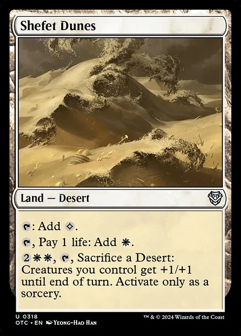 Shefet Dunes · Outlaws of Thunder Junction Commander 318/342