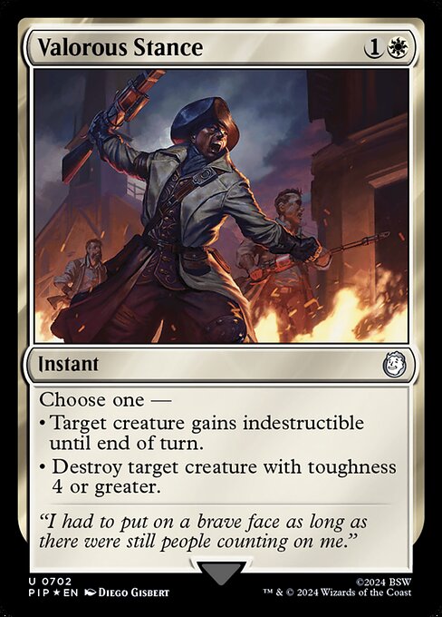 Valorous Stance · Fallout 702/1068