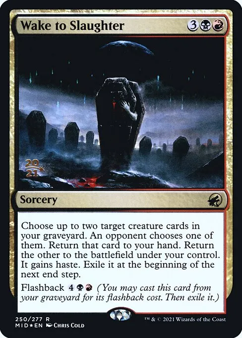 Wake to Slaughter · Innistrad: Midnight Hunt Promos 250s/155