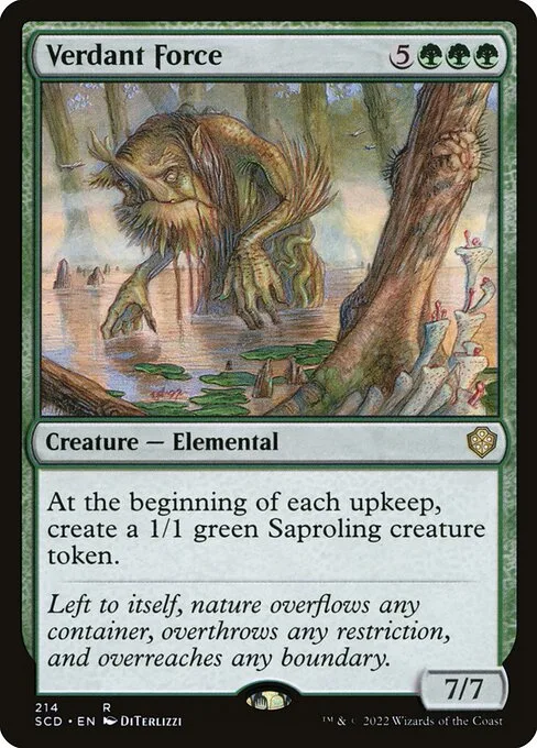 Verdant Force · Starter Commander Decks 214/352