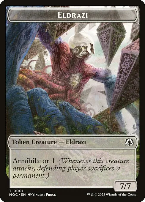 Eldrazi · March of the Machine Commander Tokens 1/46