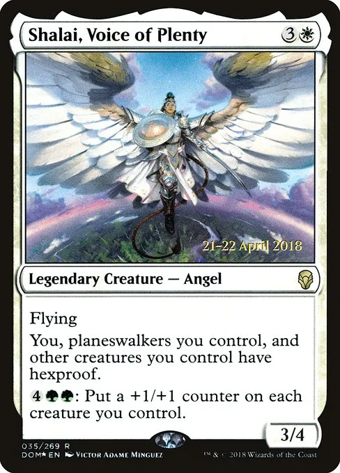 Shalai, Voice of Plenty · Dominaria Promos 35s/118
