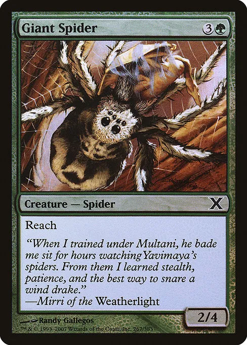 Giant Spider · Tenth Edition 267★/510