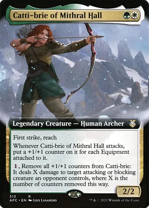 Catti-brie of Mithral Hall · Forgotten Realms Commander 313/331