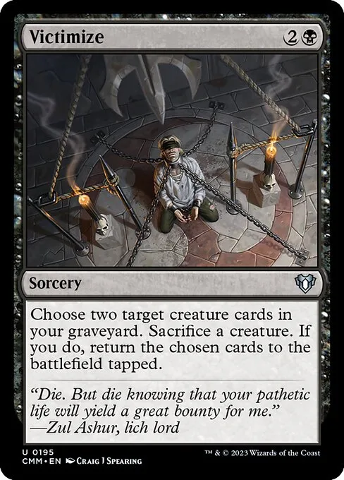 Victimize · Commander Masters 195/1067