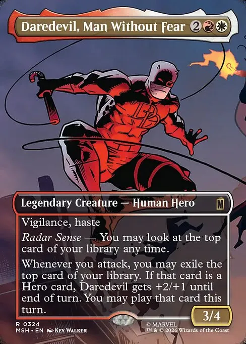 Daredevil, Man Without Fear · Marvel Super Heroes 324/24