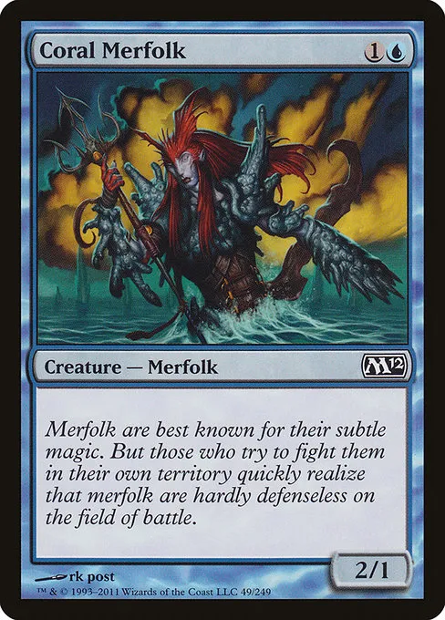 Coral Merfolk · Magic 2012 49/249