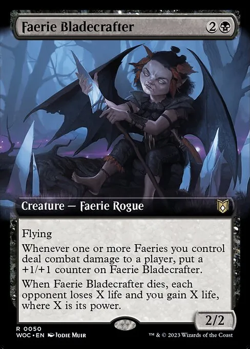 Faerie Bladecrafter · Wilds of Eldraine Commander 50/173