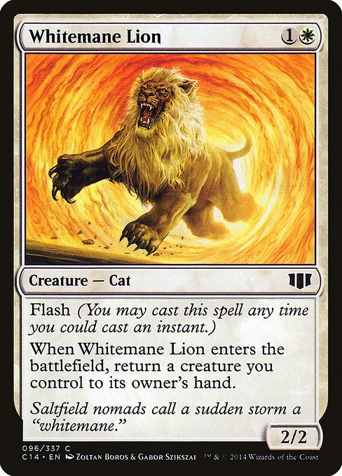 Whitemane Lion · Commander 2014 96/337