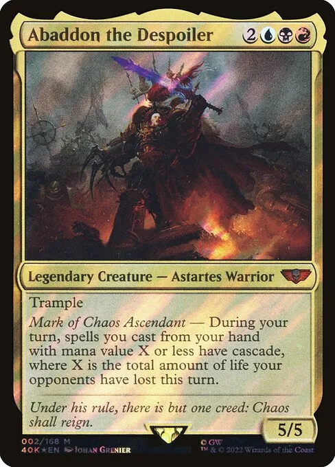 Abaddon the Despoiler · Warhammer 40,000 Commander 2/617