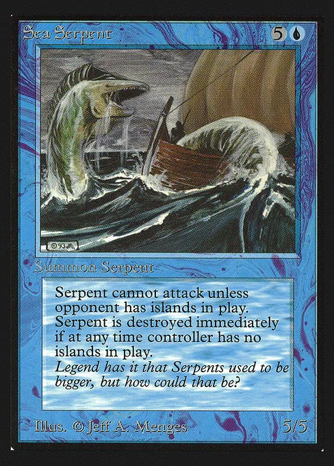 Sea Serpent · Intl. Collectors' Edition 77/302